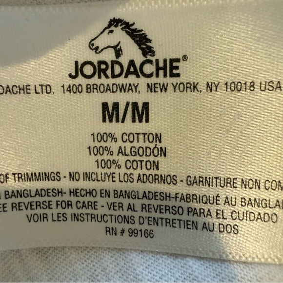 Jordache Women's Blue and White V-Neck Top t shirt - Picture 8 of 8